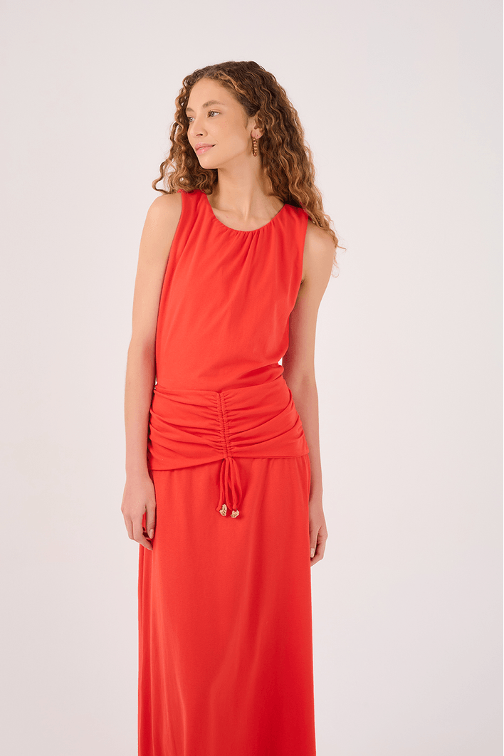 Vestido Pala Franzida