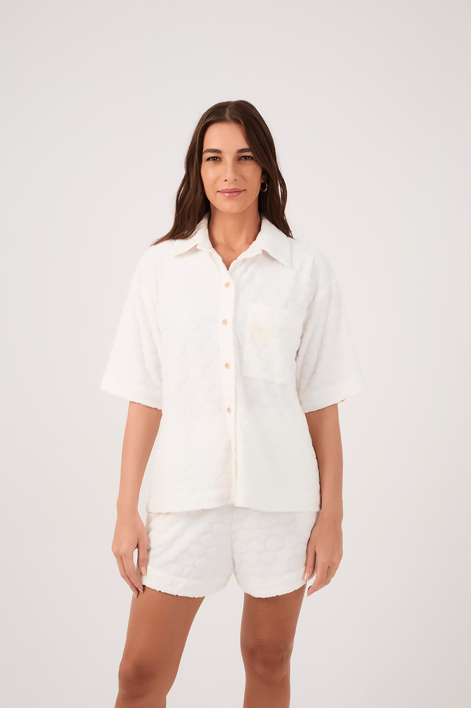 Camisa Atoalhada Conchas