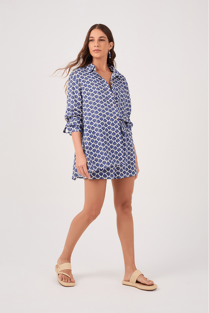 Camisão Estampa Conchas