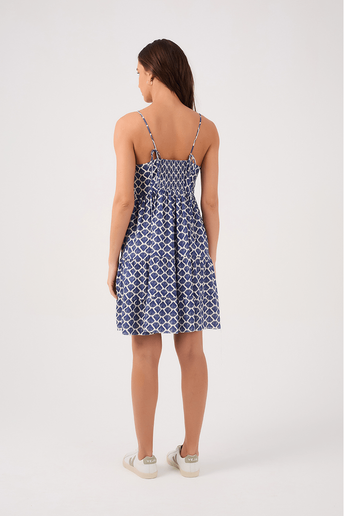 Vestido Bata Estampa Conchas