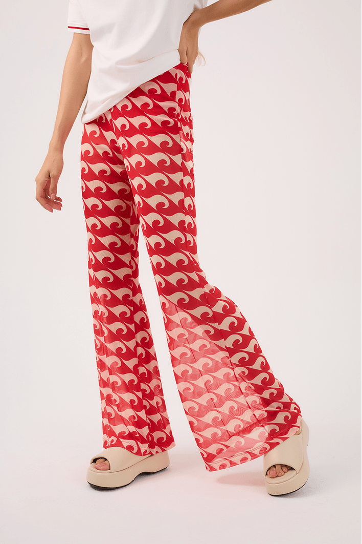 Calça Tule Estampa Drop