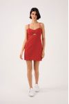 Vestido Curto Recortes