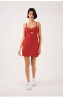 Vestido Curto Recortes