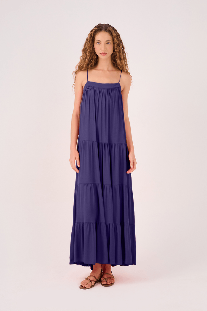 Vestido Longo Crepe Marias