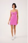 Vestido Curto Recortes