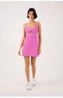 Vestido Curto Recortes