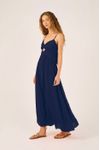 Vestido Longo Busto Franzido