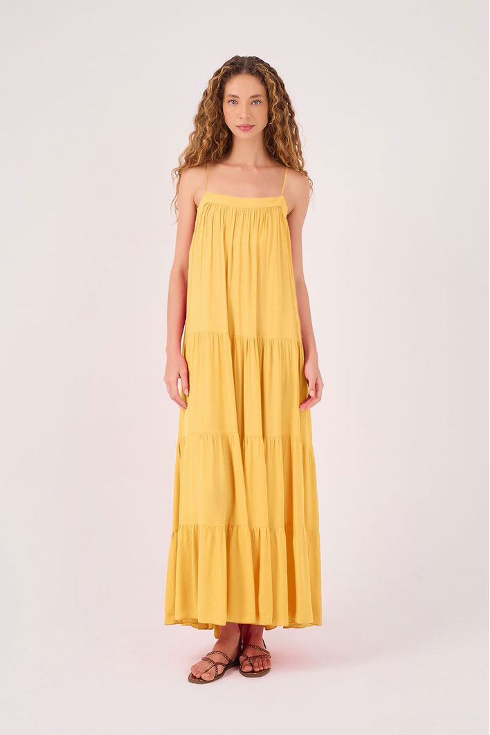 Vestido Longo Crepe Marias