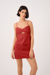 Vestido Curto Recortes