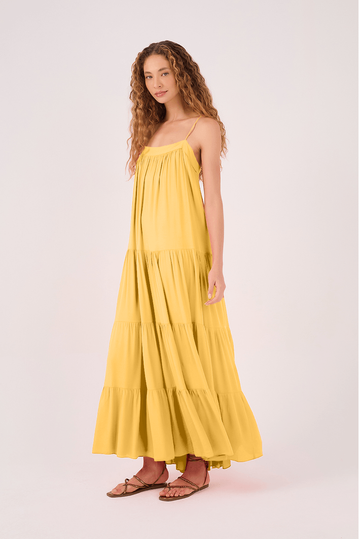 Vestido Longo Crepe Marias