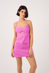 Vestido Curto Recortes