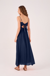 Vestido Longo Busto Franzido