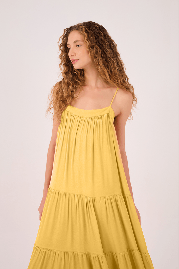Vestido Longo Crepe Marias