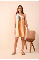 Vestido Lurex Estampa Recanto