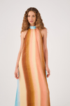 Vestido Cropped Lurex Estampa Recanto
