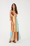 Vestido Cropped Nó Lurex Estampa Recanto
