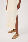 Vestido Midi Linho Lastex Costas