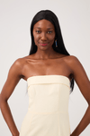 Vestido Midi Linho Lastex Costas