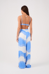 Calça Pantalona Crepe Estampa Fluir