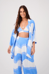 Kimono Com Top Crepe Estampa Fluir