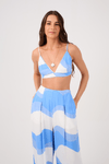 Kimono Com Top Crepe Estampa Fluir