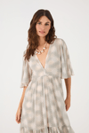 Vestido Tule Estampa Energia