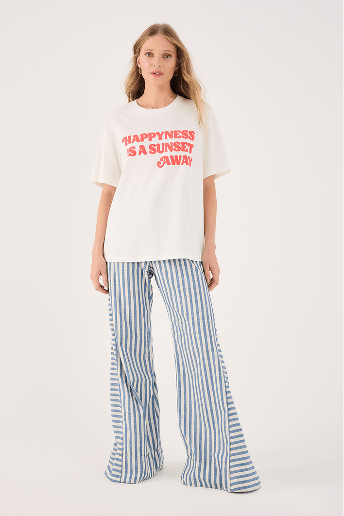 T-shirt Silk Happyness