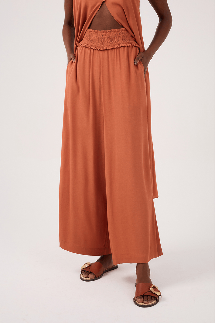 Calça Crepe Pala Lastex