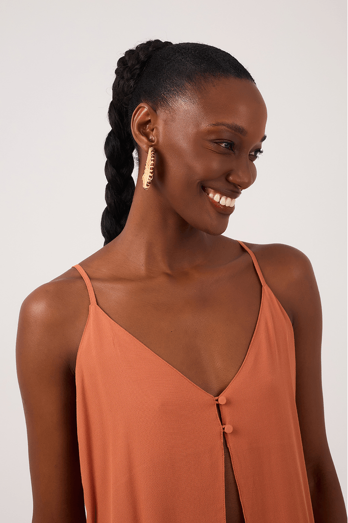 Túnica Crepe Alongada