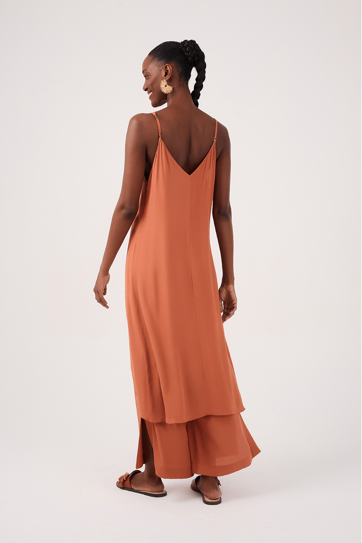 Túnica Crepe Alongada