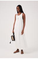 Vestido Recortes Malha Com Tecido