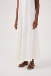 Vestido Recortes Malha Com Tecido