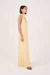 Vestido Longo Lurex Frente Única