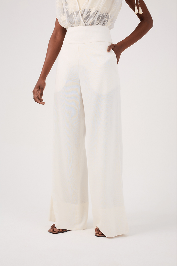 Calça Linho Pantalona