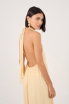 Vestido Longo Lurex Frente Única