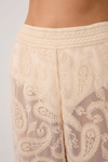 Calça Pantacourt Renda
