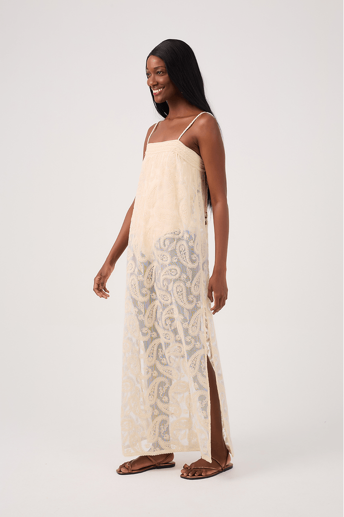 Vestido Reto Renda