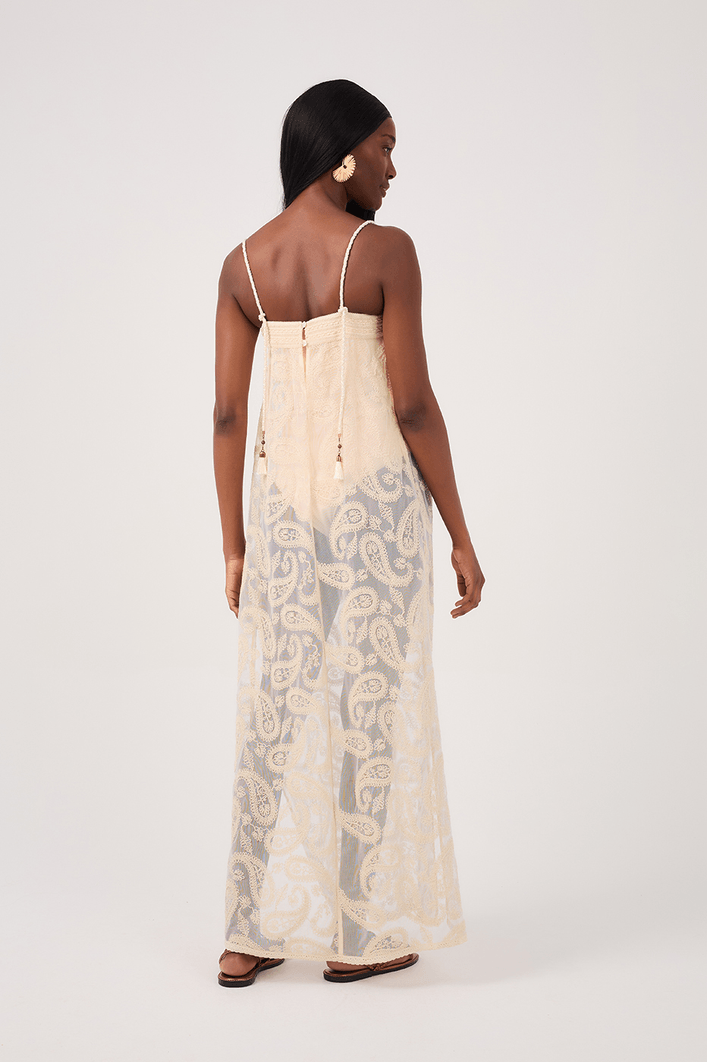 Vestido Reto Renda