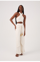 Calça Listras Lurex Pareô