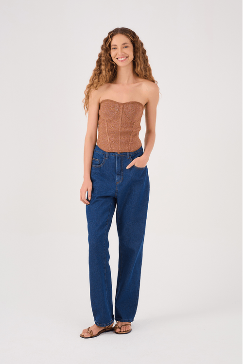 Corselet Tricot Brilho