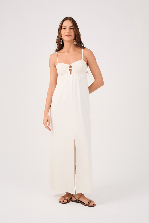 Vestido Cropped Busto Croche