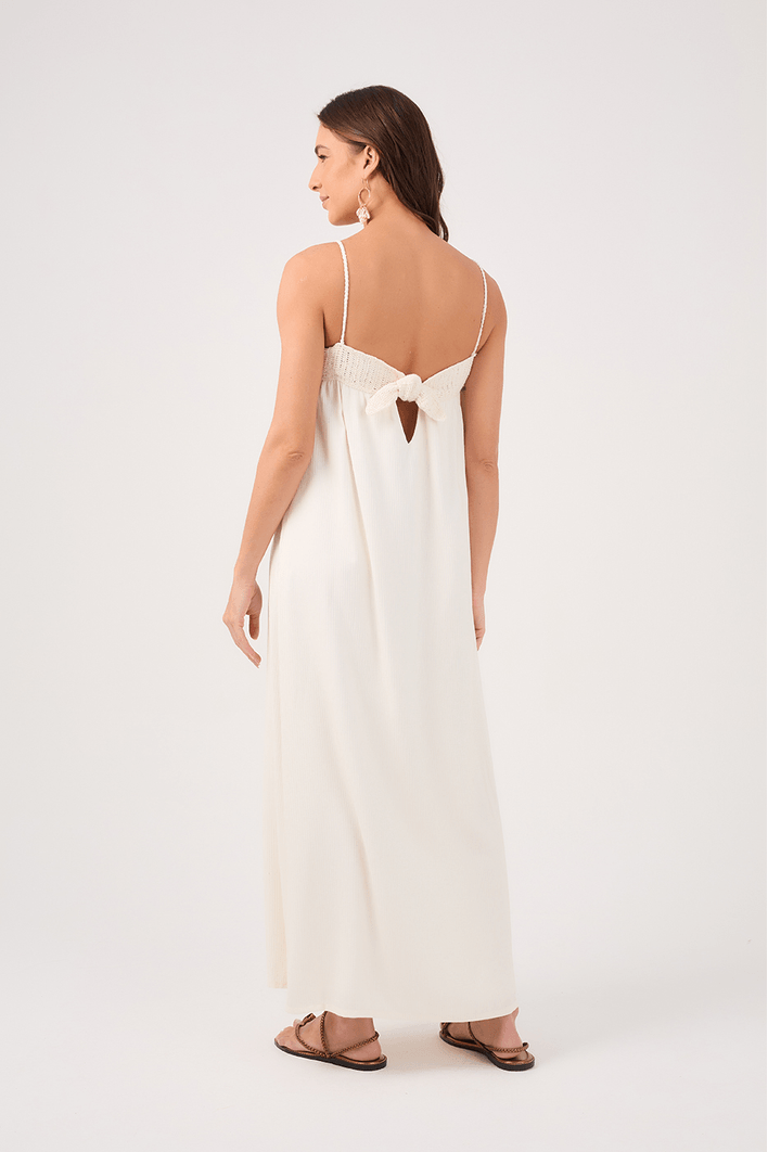 Vestido Cropped Busto Croche