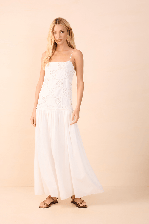 Vestido Cropped Patch Crochê