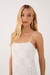 Vestido Cropped Patch Crochê