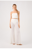 Calça Flare Tule Duplo