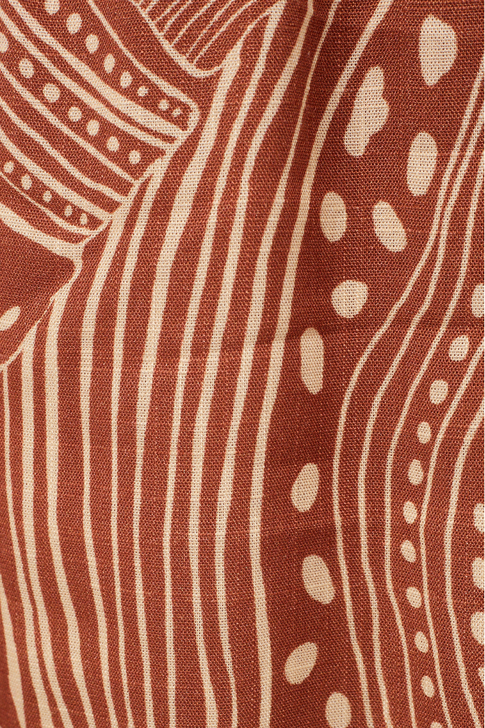 Macacão Lastex Estampa Lagoa Cupuaçu