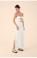 Vestido Recortes Frente