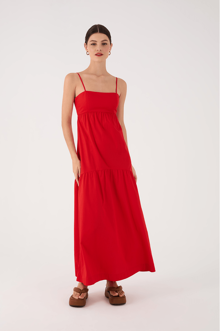 Vestido Cropped Algodão