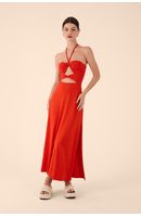 Vestido Recortes Frente