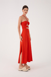 Vestido Recortes Frente